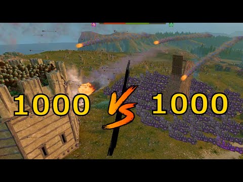 Bannerlord Epic 1000 vs 1000 Castle Siege
