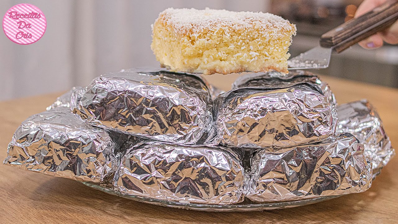 TOALHA FELPUDA MOLHADINHO GELADO | BOLO DAS ANTIGAS| EMBRULHADO NO PAPEL ALUMINIO | RECEITAS DA CRIS