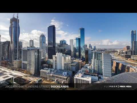 2902/628 Flinders Street, Docklands, VIC 3008, 2 ਕਮਰੇ, 2 ਬਾਥਰੂਮ, Apartment