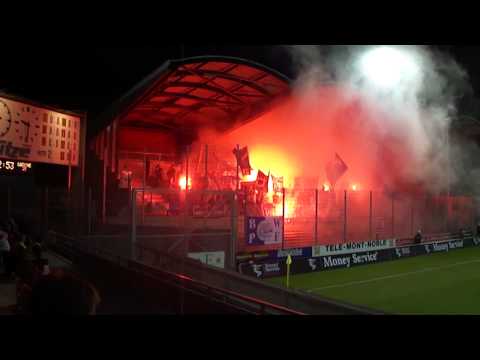 FC Sion - FC Luzern; Pyro und Rauch