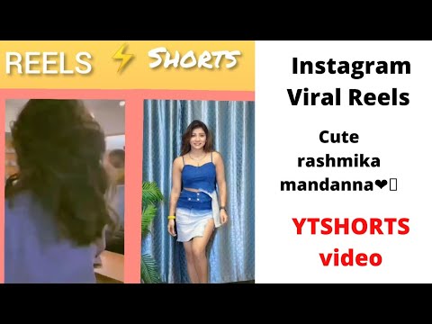 ❤️rashmika mandanna viral REELS 😳||YouTube shorts||Instagram reels||today's trending reels|#shorts