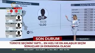 En hızlı ve en anlaşılır seçim sonuçları 24 TV ekranlarında olacak! #S