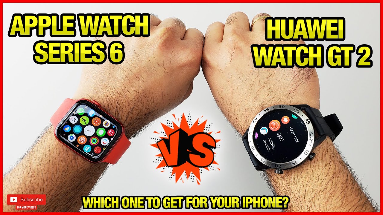 Apple Watch Series 6 vs Huawei Watch GT 2 / 2e