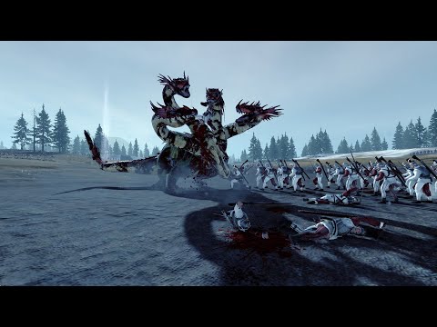 empire vs dark elves- total war warhammer 2 cinematic battle