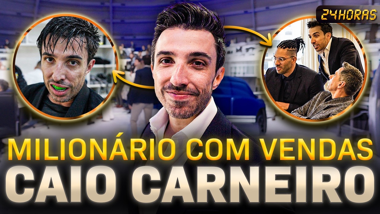 24 HORAS COM CAIO CARNEIRO | A ROTINA DE UM DOS MAIORES VENDEDORES DO BRASIL