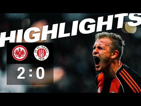 Erst geduldig, dann clever I Highlights Eintracht Frankfurt - FC St. Paui