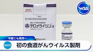 初の食道がんウイルス製剤 今夏にも発売へ【WBS】