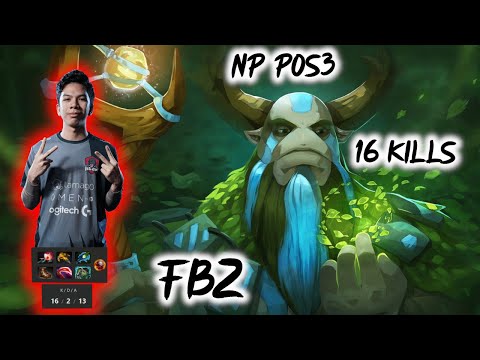 BOOM.FBZ POS3 Hitter Nature Prophet 16 kills Sea pro Dota2 7.28b fullgameplay