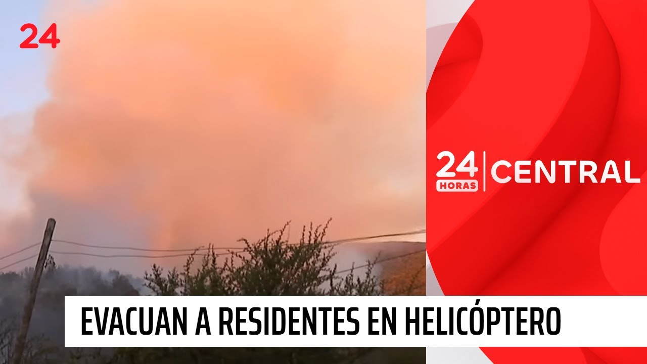 San José de Maipo: decretan Alerta Roja y piden evacuar sectores | 24 Horas TVN Chile