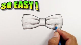 How to draw a bow tie step by step | Easy Drawings