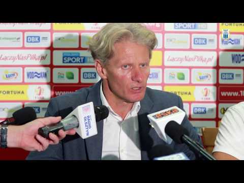 Konferencja po meczu Stomil Olsztyn - Zagłębie Sosnowiec 1:3 (30.08.2019 r.)