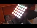 миниатюра 0 Видео о товаре Светодиодный поворотный прожектор  Free Color MATRIX 25