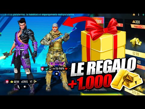 ESTE NIÑO DICE SER MI FAN Y LE REGALO +1000 DE ORO EN BLOOD STRIKE