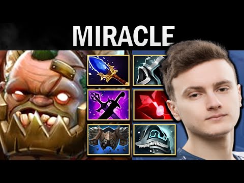 Pudge Dota Gameplay Miracle with Bloodstone and Shivas