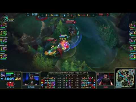 MSF vs MM Highlights Game 2 EU LCS SUMMER 2017