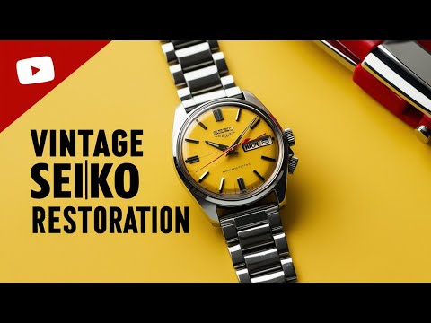 2024 BEST SEIKO Watch Restoration from Forgotten to Fabulous! Video From Red Dead Restoration Part 1