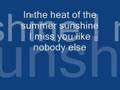 Summer Sunshine by The Corrs with lyrics 