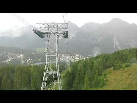 Luftseilbahn Weisshorn Tschuggen - Arosa Talfahrt