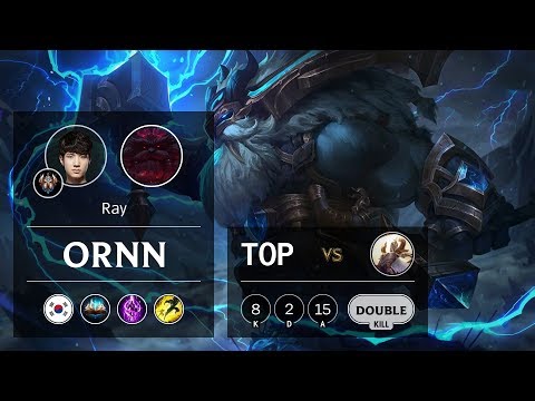 Ornn Top vs Kayle - KR Challenger Patch 9.22