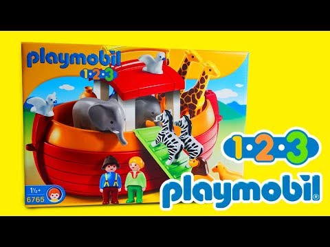 Playmobil 123 noah's ark - set 6765 - Unboxing Playmobil My Take Along Noah´s Ark toy
