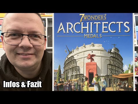 7 Wonders Architects Medals (Repos / asmodee) - Das Top Familienspiel mit Erweiterung