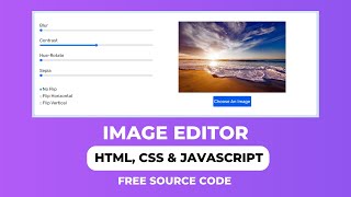 HTML Image Editor
