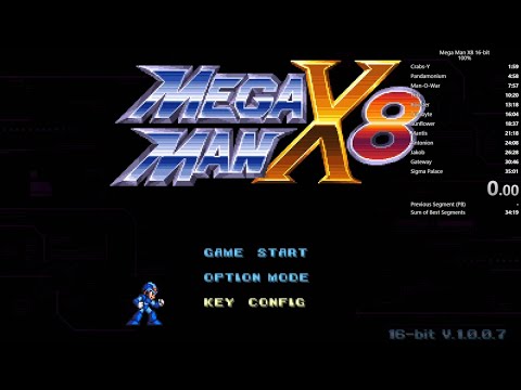 Mega Man X8 16-bit 100% Speedrun in 31:32(World Record)