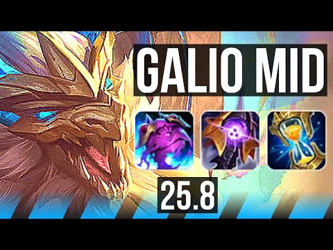 GALIO vs KATARINA (MID) | 6/2/13 | NA Grandmaster | 25.8