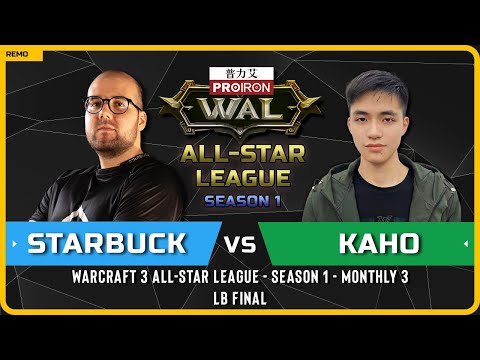 WC3 - [HU] Starbuck vs Kaho [NE] - LB Final - Warcraft 3 All-Star League - Season 1 - M3