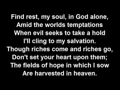 My Soul Finds Rest (Psalm 62) SOF1974 - song and lyrics