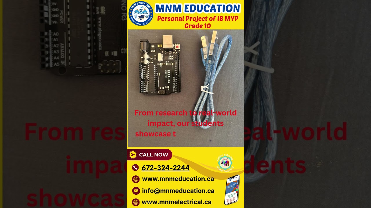Project of IB MYP | Grade10 | Personal Project | MYP Project | Middle Years Program