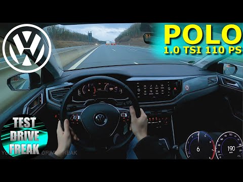 2021 Volkswagen Polo 1.0 TSI R-Line 110 PS TOP SPEED AUTOBAHN DRIVE POV