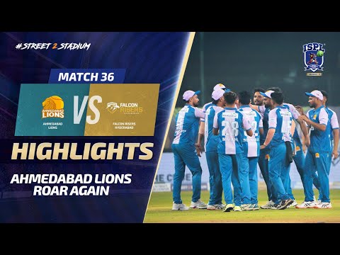 ISPL Season 3 - Match 36: Ahmedabad lions shine once again!