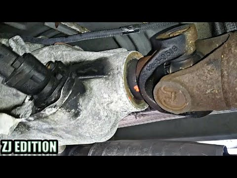 JEEP REAR DRIVESHAFT REMOVAL