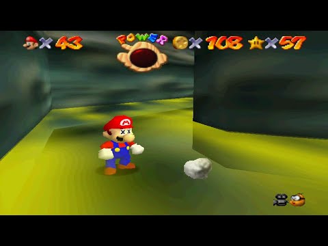 Super Mario 64: Part 51: Hazy Maze Cave (Hidden Star: 100 Coins)