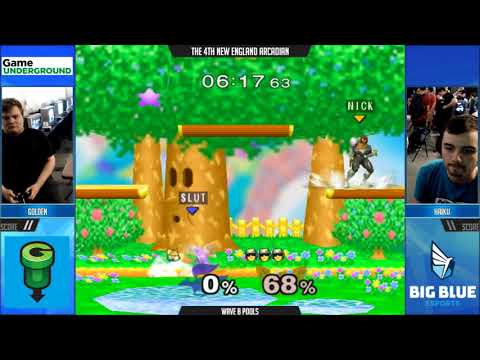 NE Melee Arcadian 4 - Golden (C. Falcon) vs. Haiku (Fox) - SSBM Pools