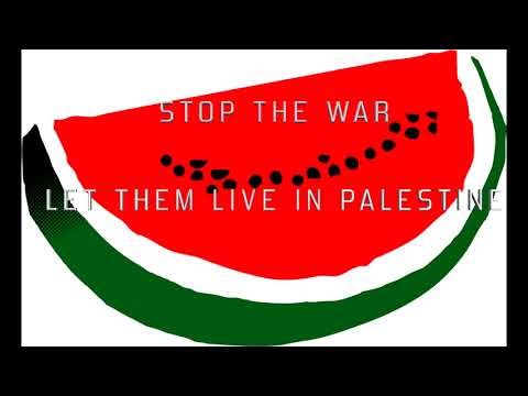 STOP THE WAR, LET THEM LIVE IN PALESTINE. LYRICAL VIDEO.