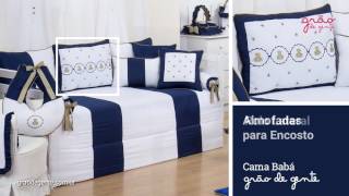 Kit Cama Babá Elegance Teddy Marinho | Ref: 59038