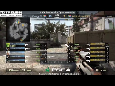 ax Casts CS:GO with Profeci - ESEA S26 - Energy vs WRG