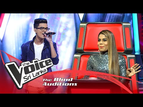 Thishan Shanulka - Lassana Desak (ලස්සන දෑසක්) | Blind Auditions| The Voice Sri Lanka