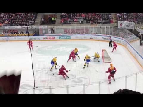 Powerplay Goal Nicklas Danielsson #44 Lausanne Hockey Club vs Davos Playoff