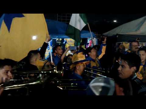 "Libres y Lokos.- Celebración semifinal 12/3/2016" Barra: Libres y Lokos • Club: Tigres • País: México