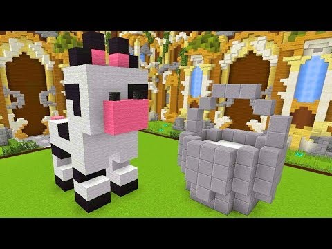 Minecraft Master Builders - THE MILK KITCHEN AND VOLLEYBALL