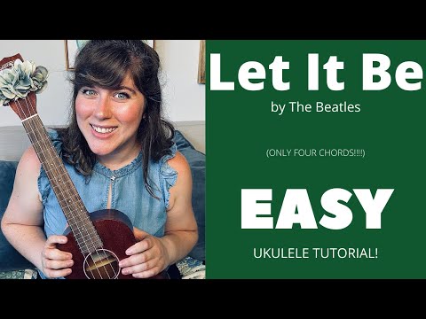 Let It Be by The Beatles | EASY Ukulele Tutorial | Cory Teaches Music