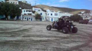 preview picture of video 'Dancing with a buggy's Spider 250cc- Greece -Kythnos-'