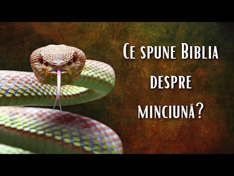 Ce spune Biblia despre minciună?