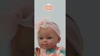 Realistické miminko - holčička - Minipikolina v barevných šatech