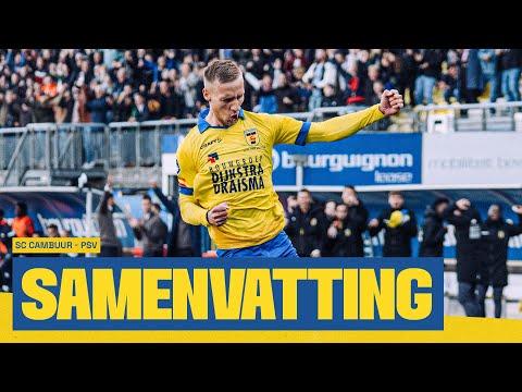 WAT. EEN. WEDSTRIJD! 🤯 | Samenvatting SC Cambuur - PSV (3-0) 📺