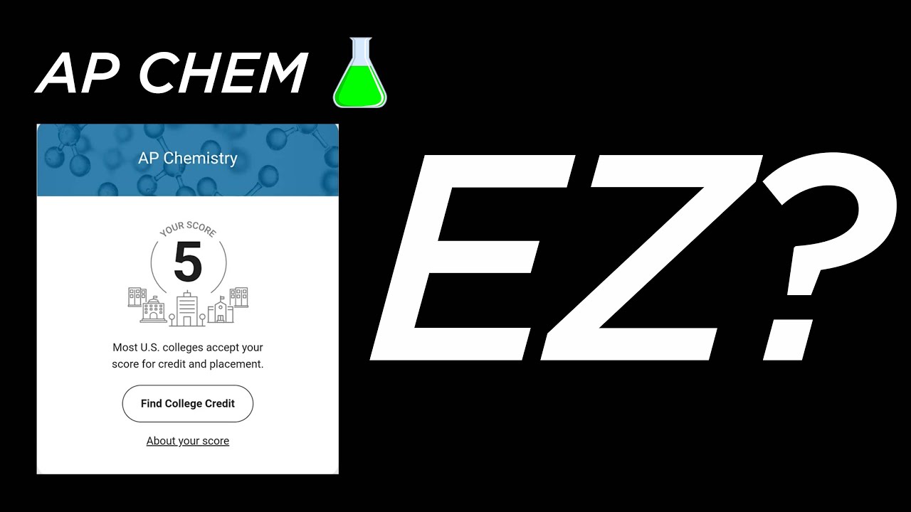 how to get a 5 in AP CHEM (99.99% GUARANTEED)