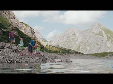 Wandern mit der Familie am Lünersee im Brandnertal  l Vorarlberg